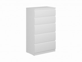 Комод КАСТОР с пятью ящиками, цвет белый в Режи - rezh.ok-mebel.com | фото