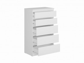 Комод КАСТОР с пятью ящиками, цвет белый в Режи - rezh.ok-mebel.com | фото 2