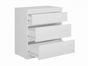 Комод КАСТОР с тремя ящиками, цвет белый в Режи - rezh.ok-mebel.com | фото 2