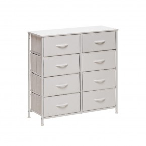 Комод Leset Линкс 8 ящ. (к/з), Каркас Белый, ящики Белые в Режи - rezh.ok-mebel.com | фото 3