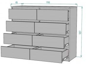 Комод Мальта K133 в Режи - rezh.ok-mebel.com | фото 2