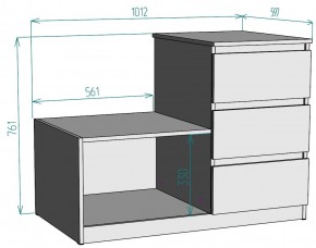 Комод Мальта K207 в Режи - rezh.ok-mebel.com | фото 2