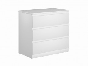Комод МАЛЬТА с тремя выдвижными ящиками, цвет белый в Режи - rezh.ok-mebel.com | фото