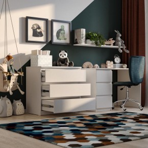 Комод МАЛЬТА с тремя выдвижными ящиками, цвет белый в Режи - rezh.ok-mebel.com | фото 4