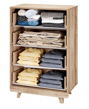Комод Мегаполис КМ-02 (Дуб Каньон/фотопечать Эвкалипт) в Режи - rezh.ok-mebel.com | фото 2