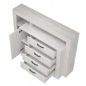 Комод многофункциональный Прима КМ-17 (бетон пайн светлый) в Режи - rezh.ok-mebel.com | фото 2