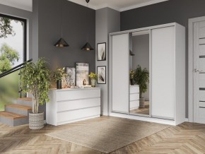 Комод с 6 ящиками 1400 "Бьянко" (Белый лофт) в Режи - rezh.ok-mebel.com | фото 2