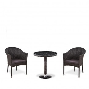 Комплект плетеной мебели T601/Y350A-W53 Brown (2+1) в Режи - rezh.ok-mebel.com | фото 1