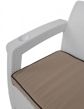 Комплект уличной мебели Yalta Premium Terrace Set (Ялта) белый (+подушки под спину) в Режи - rezh.ok-mebel.com | фото 5