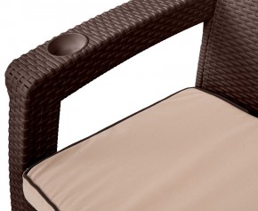 Комплект уличной мебели Yalta Premium Terrace Triple Set (Ялта) шоколадный (+подушки под спину) в Режи - rezh.ok-mebel.com | фото 4