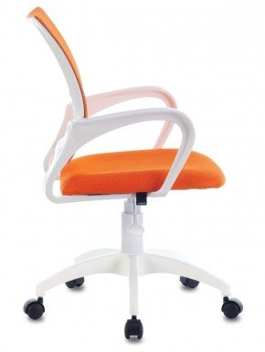 Кресло BRABIX "Fly MG-396W", пластик белый, сетка, оранжевое, 532401, MG-396W_532401 в Режи - rezh.ok-mebel.com | фото 3