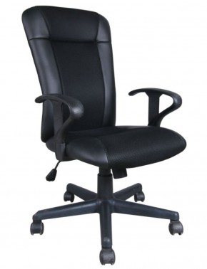 Кресло BRABIX "Optima MG-370" (экокожа/ткань, черное) 531580 в Режи - rezh.ok-mebel.com | фото 1
