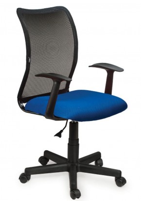 Кресло BRABIX "Spring MG-307", с подлокотниками, комбинированное синее/черное TW, 531404 в Режи - rezh.ok-mebel.com | фото 1