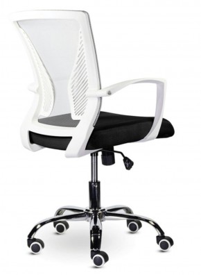 Кресло BRABIX "Wings MG-306" (пластик белый, хром, сетка, серое/черное) 532010 в Режи - rezh.ok-mebel.com | фото 4