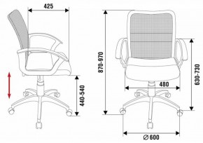 Кресло Бюрократ CH-590/BLACK в Режи - rezh.ok-mebel.com | фото 5