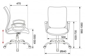 Кресло Бюрократ CH-599AXSN/32B/TW-11 черный TW-32K01 в Режи - rezh.ok-mebel.com | фото 4