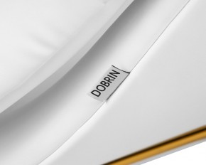 Кресло дизайнерское DOBRIN EMILY, белый винил YP17, золотое основание в Режи - rezh.ok-mebel.com | фото 10