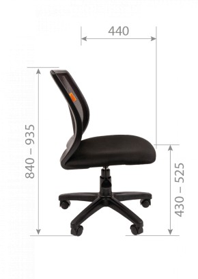 Кресло для оператора CHAIRMAN 699 Б/Л (ткань стандарт/сетка TW-01) в Режи - rezh.ok-mebel.com | фото 7