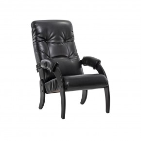 Кресло для отдыха Модель 61 Венге, к/з Vegas Lite Black в Режи - rezh.ok-mebel.com | фото 4