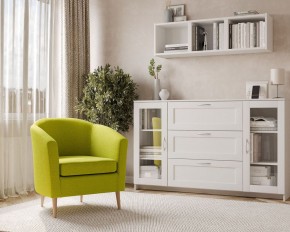 Кресло для отдыха Тунне жёлто-зелёное, ткань рогожка в Режи - rezh.ok-mebel.com | фото 3