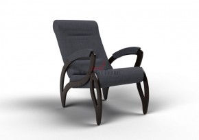 Кресло для отдыха Зельден 20-Т-ГР (ткань/венге) ГРАФИТ в Режи - rezh.ok-mebel.com | фото