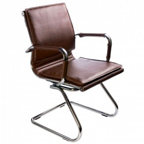 Кресло для посетителя Бюрократ CH-993-Low-V/Brown коричневый в Режи - rezh.ok-mebel.com | фото