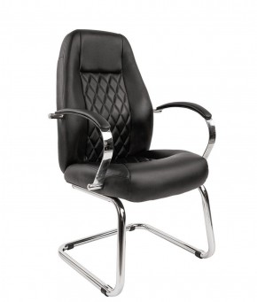 Кресло для посетителя CHAIRMAN 950 V Черное в Режи - rezh.ok-mebel.com | фото