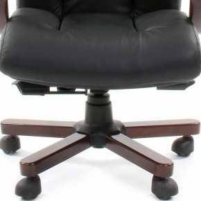 Кресло для руководителя Chairman 421 черный/орех темный, черный в Режи - rezh.ok-mebel.com | фото 4