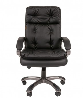 Кресло для руководителя  CHAIRMAN 442 (экокожа черная) в Режи - rezh.ok-mebel.com | фото 1