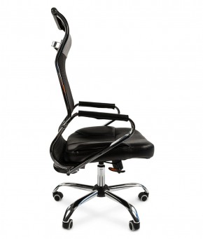 Кресло для руководителя CHAIRMAN 700 (Сетка) Черное в Режи - rezh.ok-mebel.com | фото 3