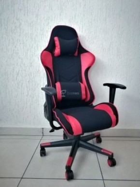 Кресло геймерское Barneo K-50 (черная сетка красные вставки) в Режи - rezh.ok-mebel.com | фото 1