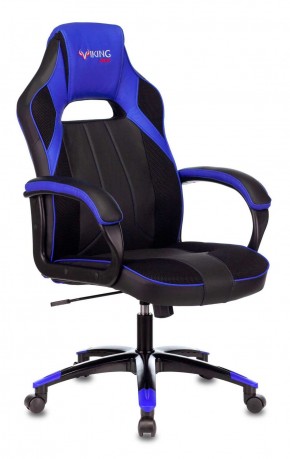 Кресло игровое Бюрократ VIKING 2 AERO BLUE черный/синий в Режи - rezh.ok-mebel.com | фото