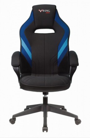 Кресло игровое Бюрократ VIKING 3 AERO BLUE черный/синий в Режи - rezh.ok-mebel.com | фото 2