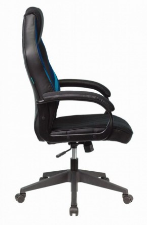 Кресло игровое Бюрократ VIKING 3 AERO BLUE черный/синий в Режи - rezh.ok-mebel.com | фото 3