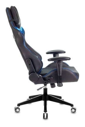 Кресло игровое Бюрократ VIKING 4 AERO BLUE черный/синий в Режи - rezh.ok-mebel.com | фото 2