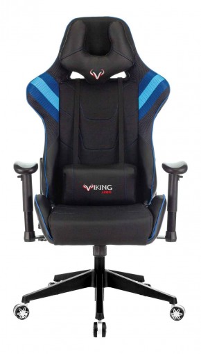 Кресло игровое Бюрократ VIKING 4 AERO BLUE черный/синий в Режи - rezh.ok-mebel.com | фото 3