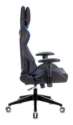 Кресло игровое Бюрократ VIKING 4 AERO BLUE черный/синий в Режи - rezh.ok-mebel.com | фото 8