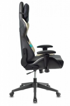 Кресло игровое Бюрократ VIKING 5 AERO WHITE черный/белый в Режи - rezh.ok-mebel.com | фото 8