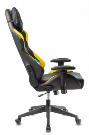 Кресло игровое Бюрократ VIKING 5 AERO YELLOW черный/желтый в Режи - rezh.ok-mebel.com | фото 2