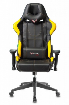 Кресло игровое Бюрократ VIKING 5 AERO YELLOW черный/желтый в Режи - rezh.ok-mebel.com | фото 3