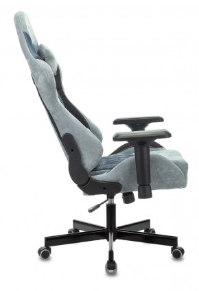 Кресло игровое Бюрократ VIKING 7 KNIGHT BL FABRIC синий в Режи - rezh.ok-mebel.com | фото 2