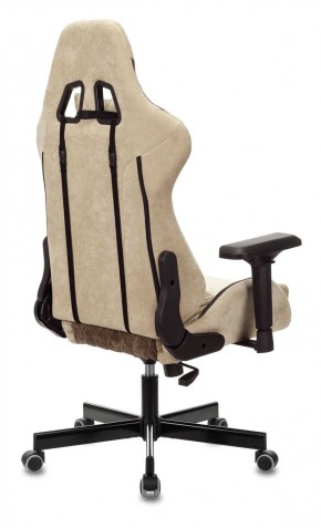 Кресло игровое Бюрократ VIKING 7 KNIGHT BR FABRIC коричневый/бежевый в Режи - rezh.ok-mebel.com | фото 8