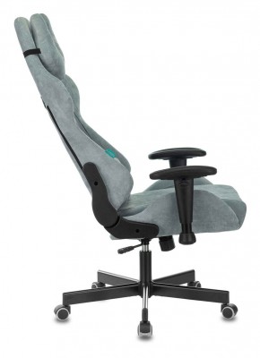 Кресло игровое Бюрократ VIKING KNIGHT LT28 FABRIC серо-голубой в Режи - rezh.ok-mebel.com | фото 2