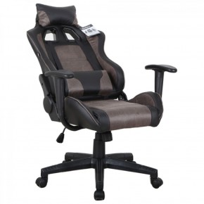Кресло компьютерное BRABIX "GT Racer GM-100" (черное/коричневое) 531819 в Режи - rezh.ok-mebel.com | фото 4