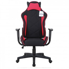 Кресло компьютерное BRABIX GT Racer GM-101 + подушка (ткань) черное/красное (531820) в Режи - rezh.ok-mebel.com | фото 3