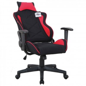 Кресло компьютерное BRABIX GT Racer GM-101 + подушка (ткань) черное/красное (531820) в Режи - rezh.ok-mebel.com | фото 4
