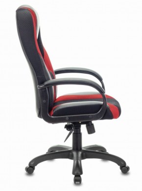 Кресло компьютерное BRABIX PREMIUM "Rapid GM-102" (экокожа/ткань, черное/красное) 532107 в Режи - rezh.ok-mebel.com | фото 3