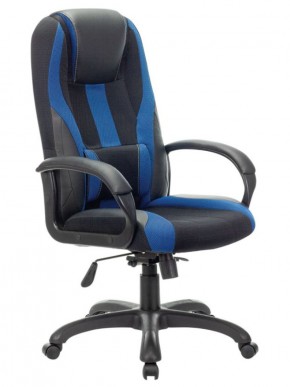 Кресло компьютерное BRABIX PREMIUM "Rapid GM-102" (экокожа/ткань, черное/синее) 532106 в Режи - rezh.ok-mebel.com | фото