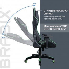 Кресло компьютерное BRABIX "GT Carbon GM-120" (черное/зеленое) 531929 в Режи - rezh.ok-mebel.com | фото 2