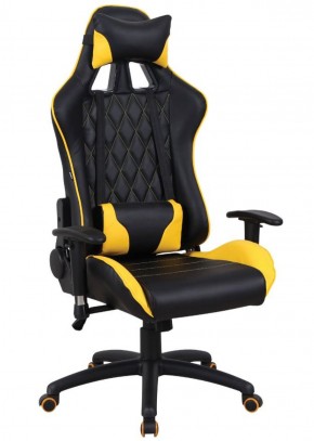 Кресло компьютерное BRABIX "GT Master GM-110" (черное/желтое) 531927 в Режи - rezh.ok-mebel.com | фото